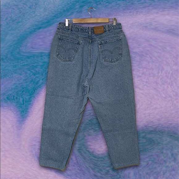 ♥︎ Levi’s RARE Vintage Orange/White Tab Jeans ♥︎ - Picture 6 of 6